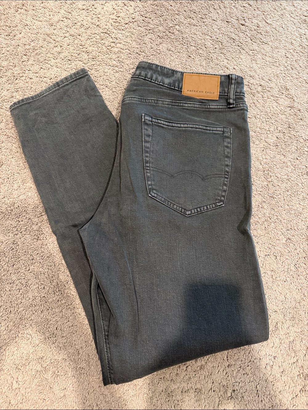 34x34 American Eagle Men’s Dark Gray Athletic Fit Jeans
